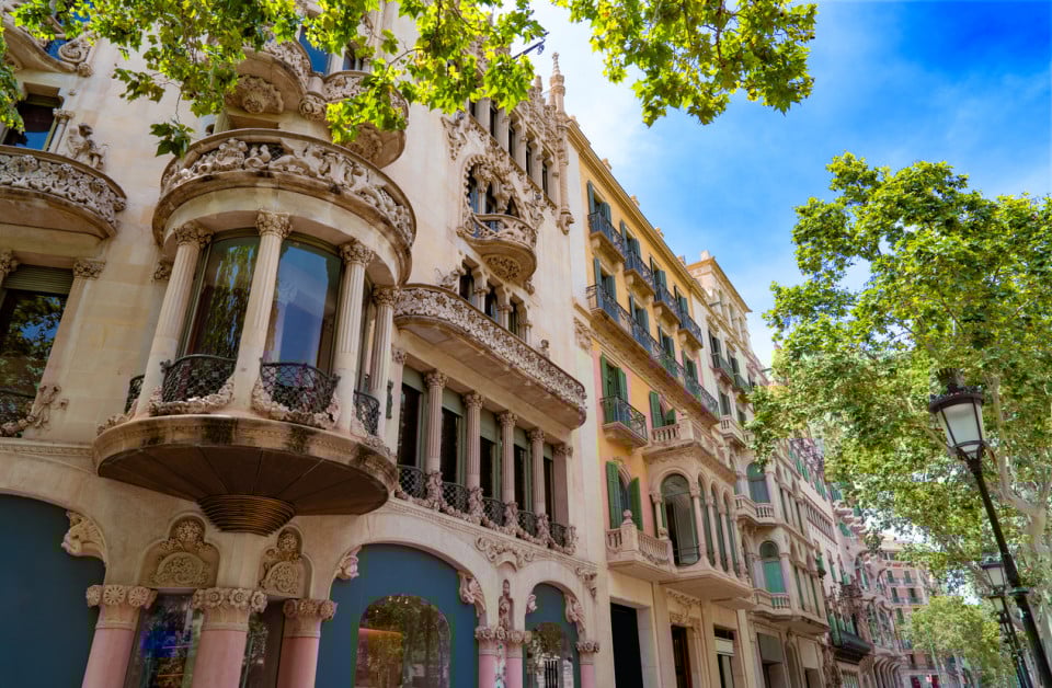 Gaudi-style-buildings-eixample