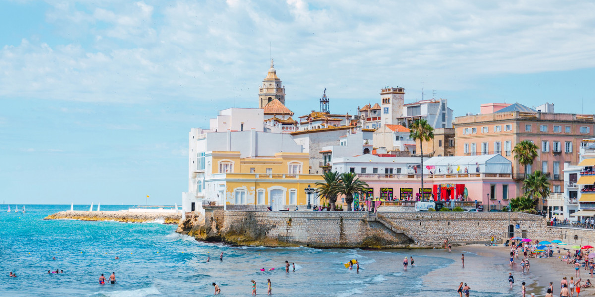 Sea, People, Beach, buildings